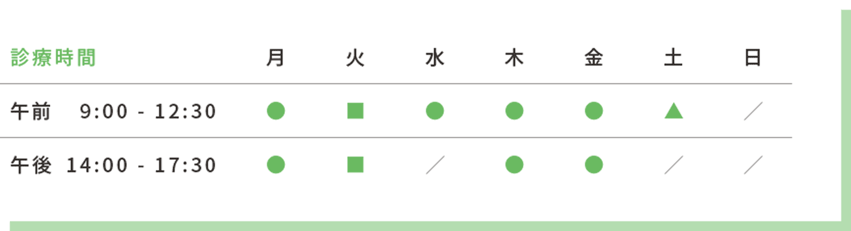 診療時間